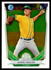 2014 BOWMAN CHROME MINI #69 CHRIS KOHLER OAKLAND ATHLETICS