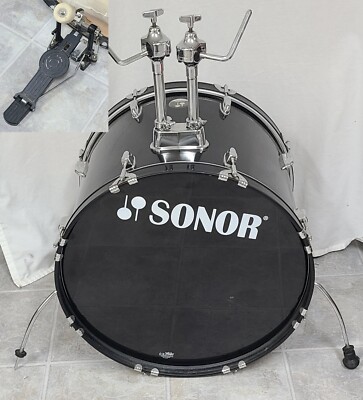 Vintage Sonor Force 505 Bass Drum 22'' x 18'' With Sonor Kick Pedal