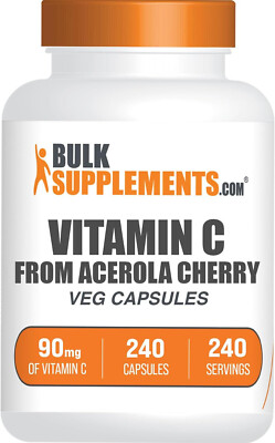 BulkSupplements Acerola Cherry Extract Capsules--FREE SHIPPING