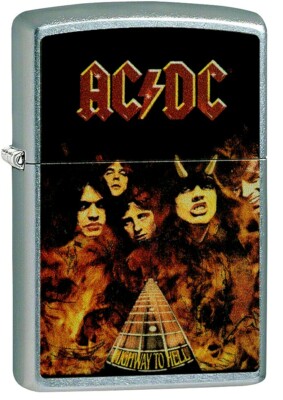 Original ZIPPO Feuerzeug ACDC Highway to Hell 60005146 Street Chrome Neu & OVP