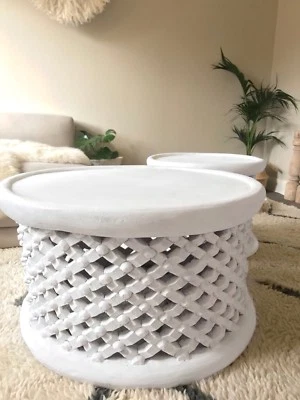 Bamileke Stool Table White Coffee Tables Gumtree Australia Bamileke Stool Table White