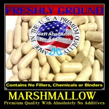 MARSHMALLOW ROOT With Absolutely No Additives Hi Potency 100 Vegetarian Capsule