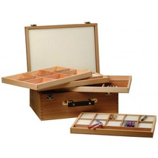 Frisk Wooden Pastel Storage Box - Empty - Four (4) Trays