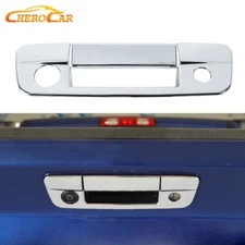 Tailgate Handle Cover Trim w/ Camera Hole Decor CHROME For 10-17 RAM Accessories