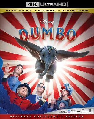 Dumbo (4K Ultra HD Blu-ray Disc, 2019) - in 4K case with artwork