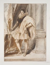 Antoine VAN DYCK (After): Portrait Of Young Genoese Noble - LITHOGRAPH, 1923