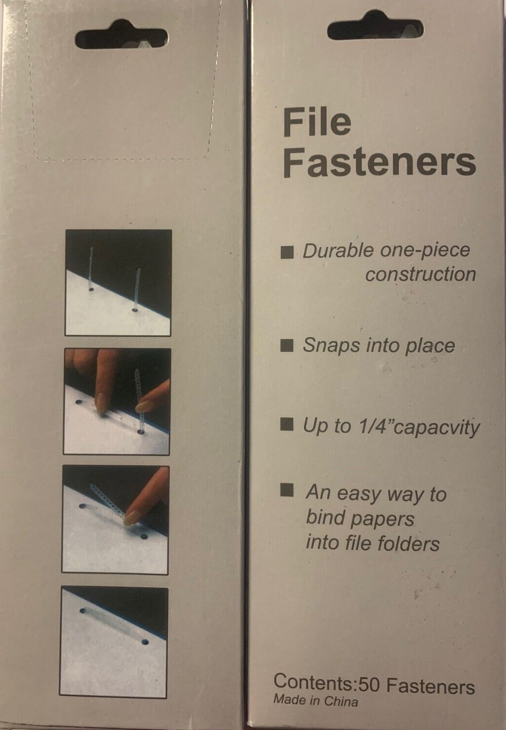 Filing Robe Fastener File Fasteners Item #16505, 12 Boxes of 50 per box | eBay