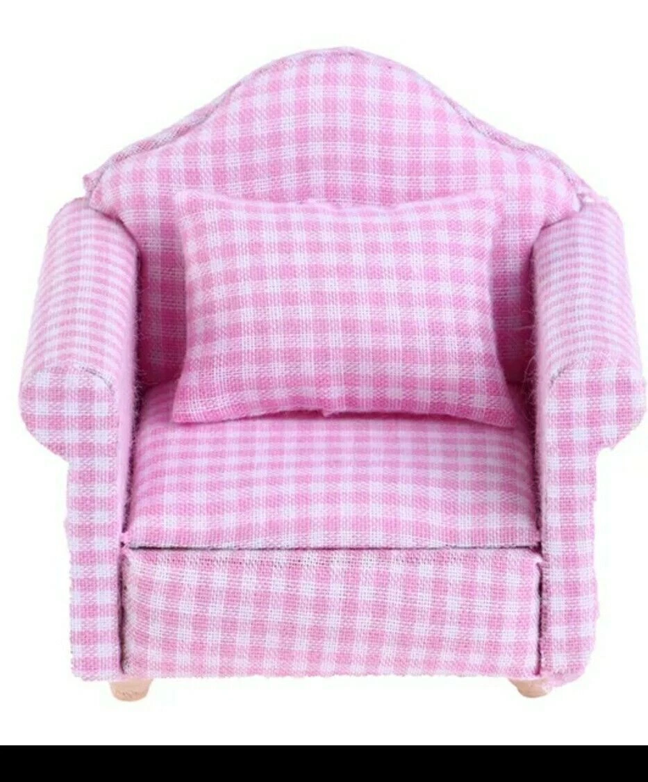 Pink gingham 2025 chair