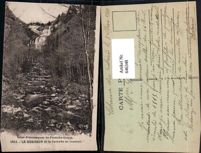 646348,Franche-Comte Le Herisson et la Cascade en eventail France
