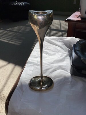 RARE HTF VINTAGE KRONEN DANISH CANDLE STICK HOLDER  MID CENTURY 10 1/2  ABSA