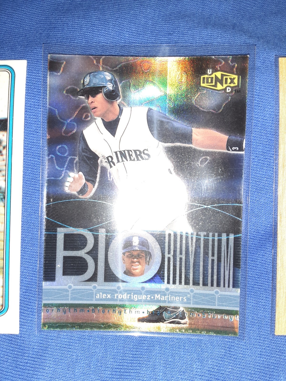 ALEX RODRIGUEZ 2000 UD IONIX BIO- RHYTHM #B13 MARINERS MVP HOF