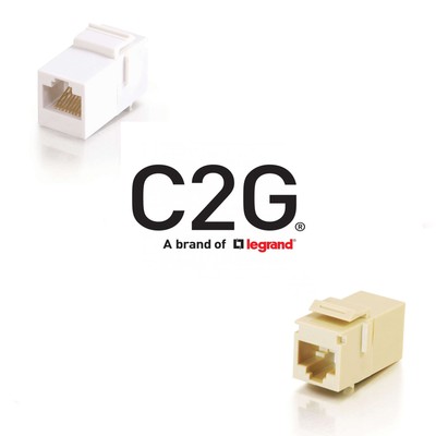 RJ45 (8P8C) Coupler Keystone Insert Module -Choice of Color-C2G