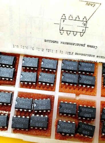 k574ud1a = A740 IC high-speed operational amplifier Soviet Ussr NEW 2pcs |  eBay