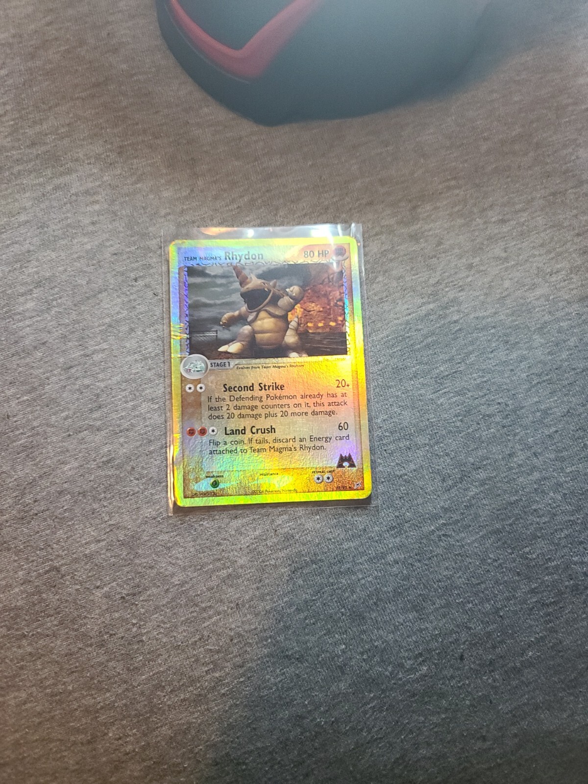 Pokemon EX Team Magma Vs Aqua Rhydon Reverse Holo 22/95 