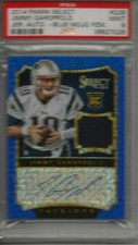 Jimmy Garoppolo 2014 Panini Select Blue Autograph Game Jersey Rookie #7/10