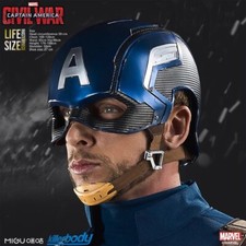 Killerbody Avengers 1:1 Captain America Wearable Helmet Mask Props Cosplay US