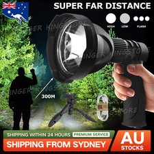 VOVOWOO LED Handheld Spotlight Rechargeable Hunting Flashlight Spot Light Torch