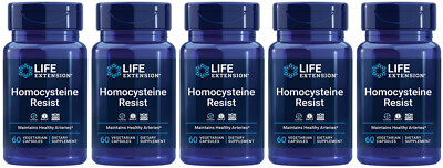 HOMOCYSTEINE RESIST HEART VITAMINS B2 B6 B12  300 Vege Caps LIFE EXTENSION