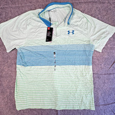 Men's Under Armour Loose Heat Gear Golf Performance Polo Shirt - Size XXL