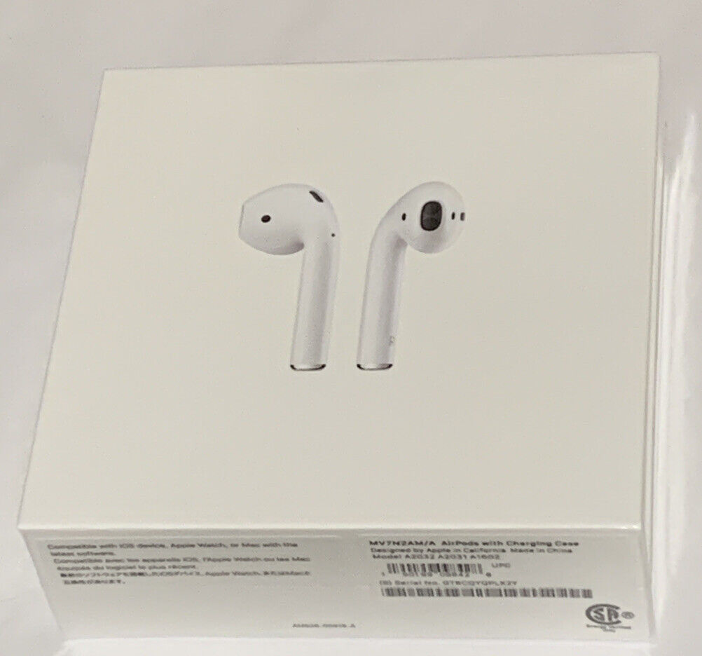 Apple AirPods With Charging Case MV7N2AM/A Generation 2 New Apple AirPods With Charging Case MV7N2AM/A Generation 2 New