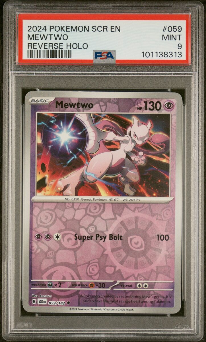 Mewtwo 059/142 Sv07: Stellar Crown Reverse Holo for sale Mewtwo 059/142 Sv07: Stellar Crown Reverse Holo for sale