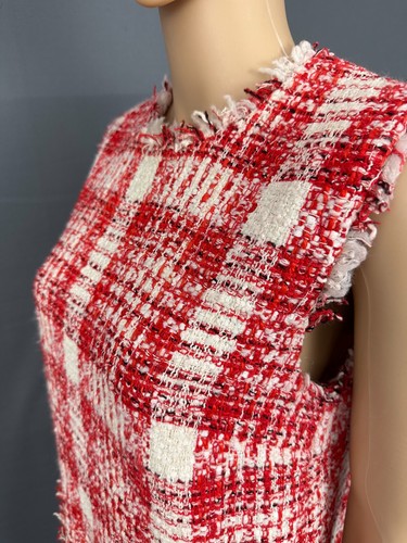 MSGM DRESS - BOUCLÉ TWEED - Women's Size UK 10 - IT 42 - Picture 20 of 24