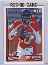JIMMY GAROPPOLO Next Level ROOKIE CARD College Football 2014 RC Patriots 49ers!