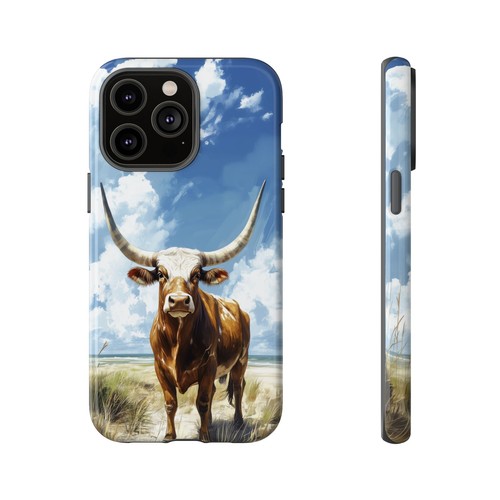 Bull Horns Blue Sky - Phone Ink Cover Case for iPhone, Galaxy, Pixel - 第 82/281 張圖片