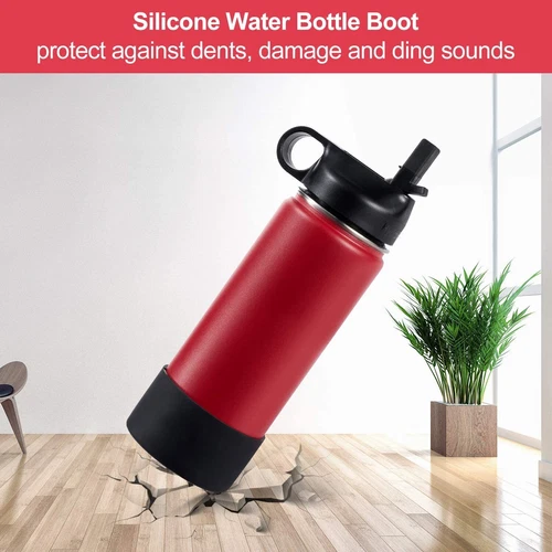Protective Silicone Bottle Boot/Sleeve For Hydro Flask Anti-Slip Bottom Cover - Picture 5 of 32