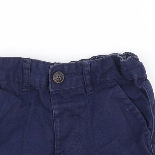 Pep&Co Boys Blue Cotton Blend Cropped Trousers Size 3-4 Years - Picture 4 of 12