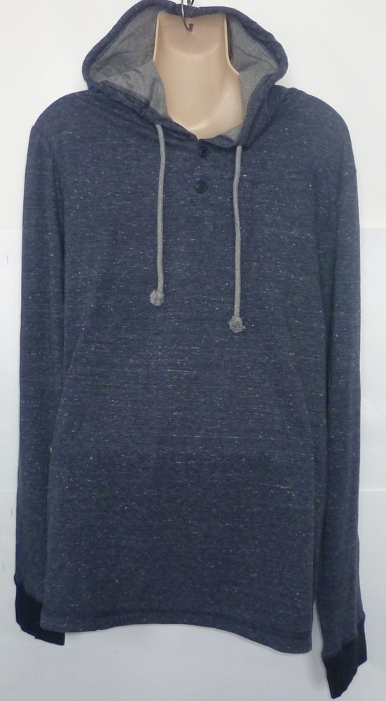 Men's AEROPOSTALE Lightweight Hooded Henley Hoodie NWT Free State Popover Style #4737-1  