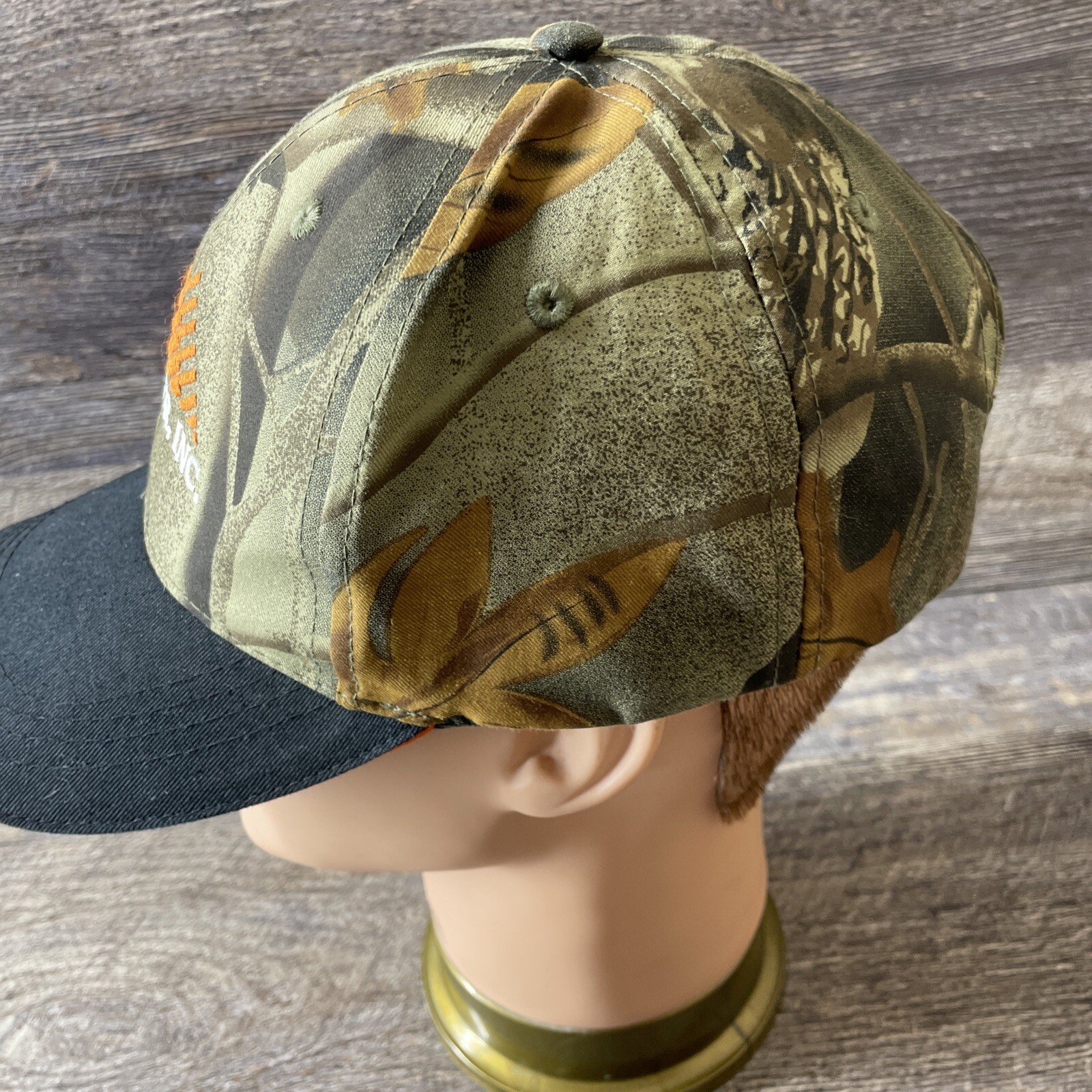 Mueller Inc Baseball Cap Hat Adjustable Camo Oran… - image 5