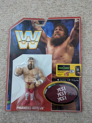 WWE MATTEL RETRO DANIEL BRYAN CARDED WRESTLING ACT...