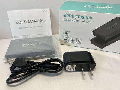 SPDIF/Toslink | Digital audio switcher 3 in 1/Missing Remote Control