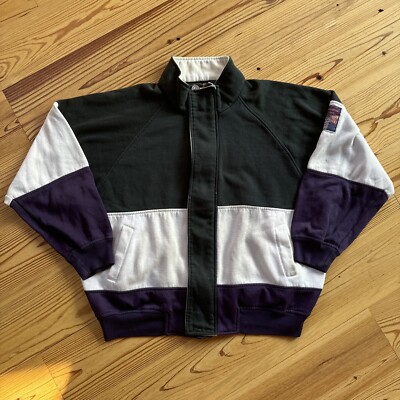 トップス vintage CHRISTIAN DIOR sweat blouson Vintage Christian Dior Monsieur Zip Up SweatShirt LARGE | eBay