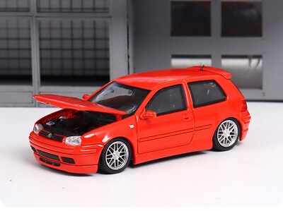 ４点セット　１／６４　フォルクスワーゲン　ゴルフＧＴＩ　ゴルフＲ３２ FH 1/64 Scale VW Golf GTI Mk4 Red Diecast Car Model Toy Gift | eBay