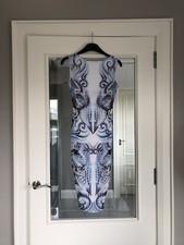 ASOS White & Blue Embellished Dress