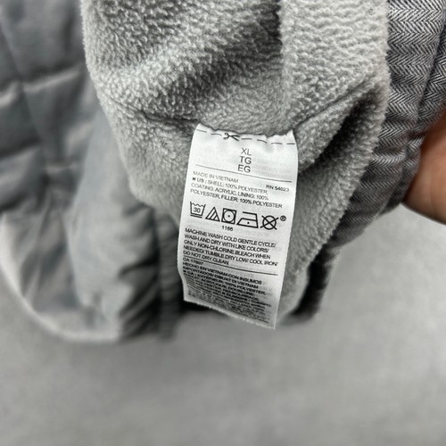 Old Navy Puffer Vest Womens Size XL Gray Insulated Quilted Sleeveless Full Zip - Picture 6 of 10