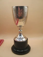 Sheffield 1960 E Viners Sterling Silver Trophy / Cup On Stand