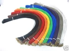50pc Dupont 2.54mm Female Pin + Wire 24AWG 1007 UL CSA L= 45cm Color= 10
