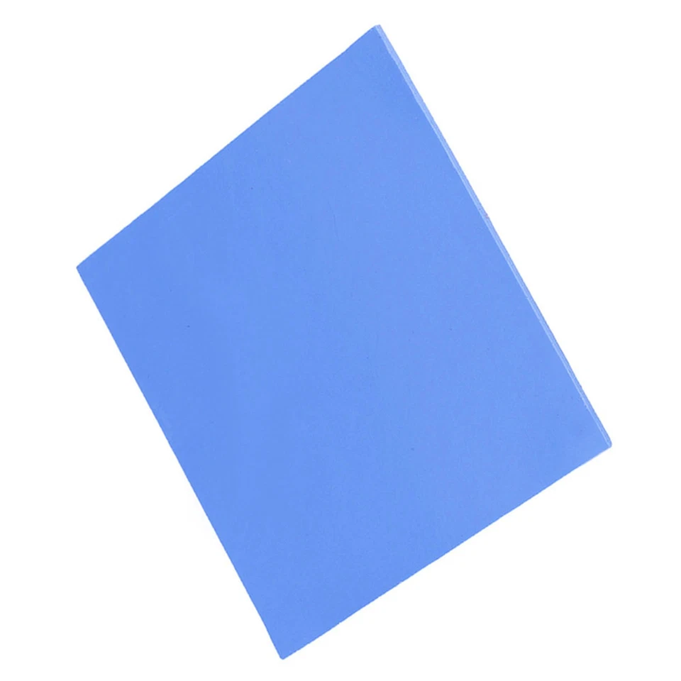 Blue 100x100x2mm CPU Thermal Pad Heatsink Cooling Conductive Silicone Pads SG - Image 3 of 4