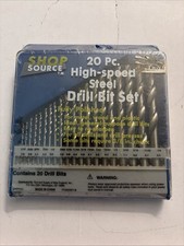 Drillforce 1/16"-3-8 Drill Bit Set Jobber Length Twist Drill Bit Box1-10