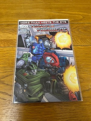 TRANSFORMERS MORE THAN MEETS THE EYE 18 COVER B VARIANT. NM (9.4 OR BETTER). IDW