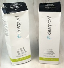 Lot 2 MARY KAY 4oz 114g Clear Proof Deep-Cleansing CHARCOAL MASK NIB NEW
