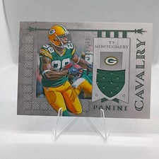 2017 Panini Cavalry Memorabilia 033/199 Ty Montgomery #CV-TM.