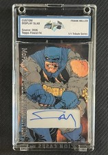 Frank Miller Signed Custom 1/1 Batman Dark Kn...