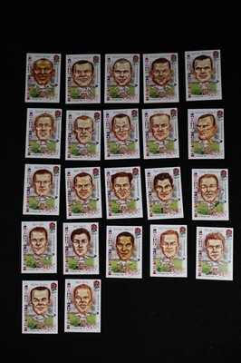 Ruglys Trade Cards English Rugby World Cup Squad Complete Set 22