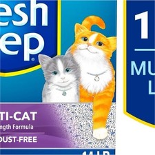 Fresh Step Multi-Cat Extra Strength Clumping Cat Litter 14 lb Febreze