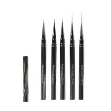 Nail Art Brush,Striping Brush Nail Liner Brush Nail Design Brush 6/9/12/15/18mm