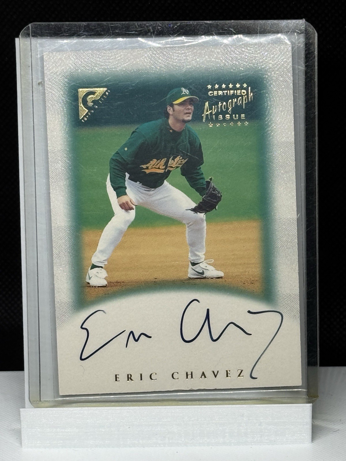 1999 Topps Gallery - Autographs Eric Chavez #GA3 (AU)
